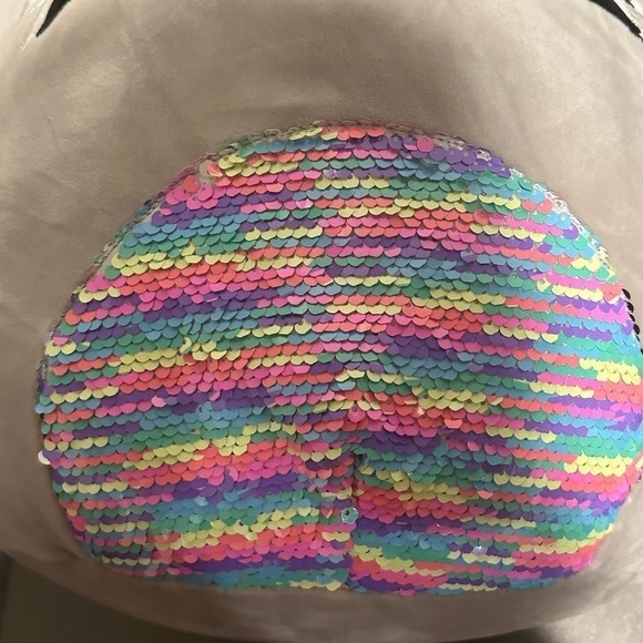 Squishmallow 12" Max Raccoon Sequin Belly Plush stuffed animal kids toy - Picture 2 of 10